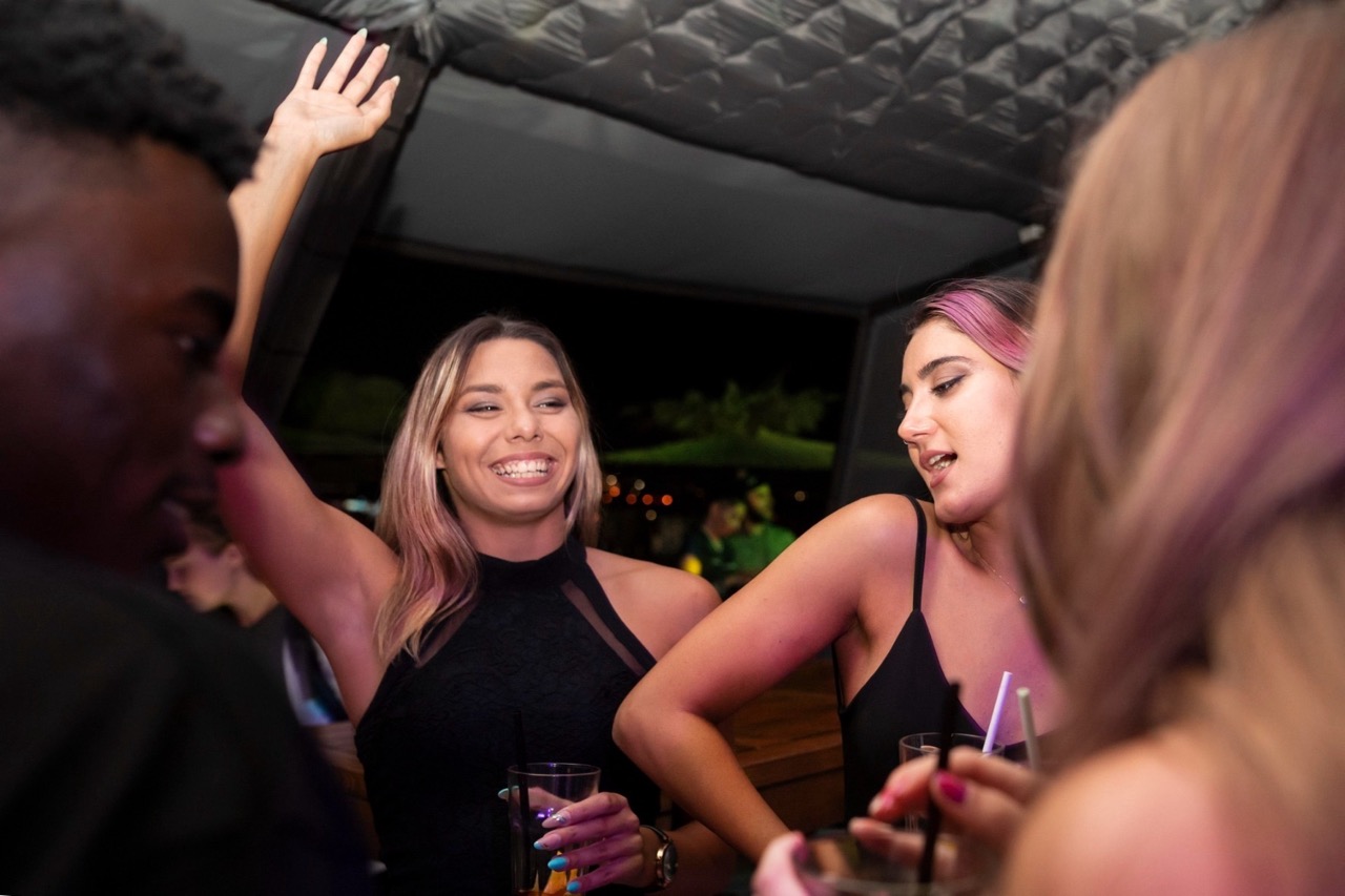 Party Bus Group Celebration